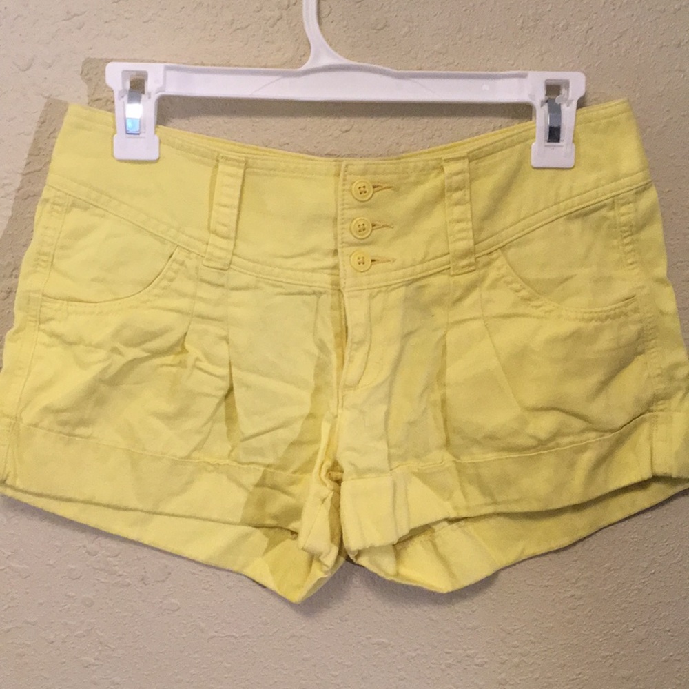 Express Yellow shorts